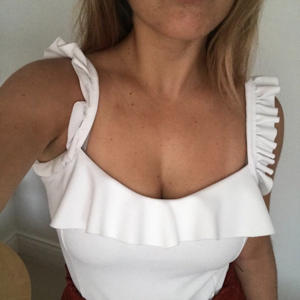 Ruffle Body Suit